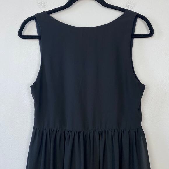 Pins and Needles Empire Waist Dress Black Babydoll Little Black Dress Medium - Picture 7 of 8